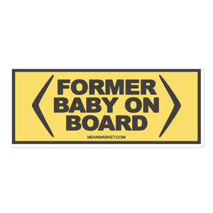 baby on board luxury decal