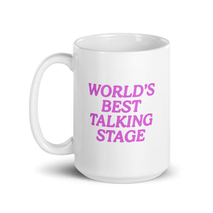 worlds best talking stage mug