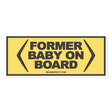 Load image into Gallery viewer, baby on board luxury decal