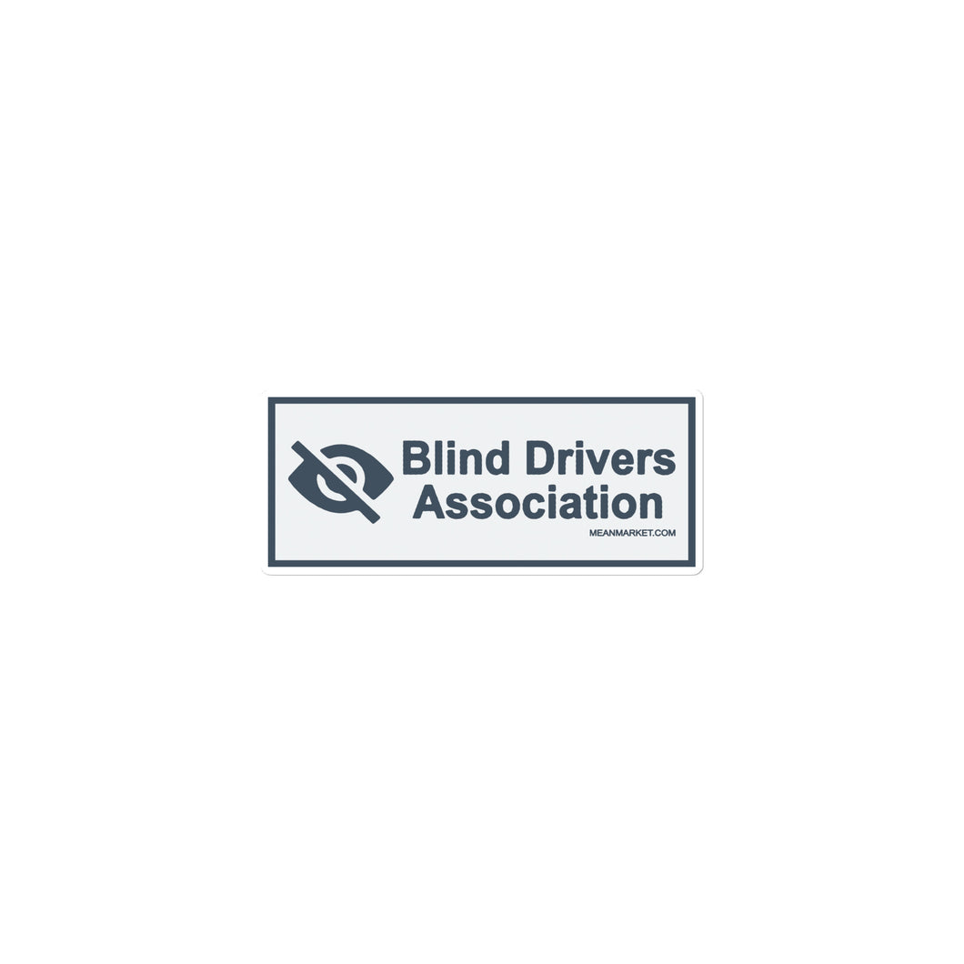 blind drivers luxury decal