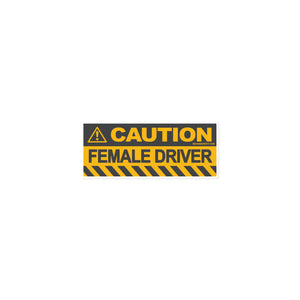 female driver luxury decal