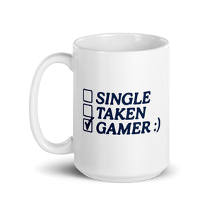 single taken gamer mug